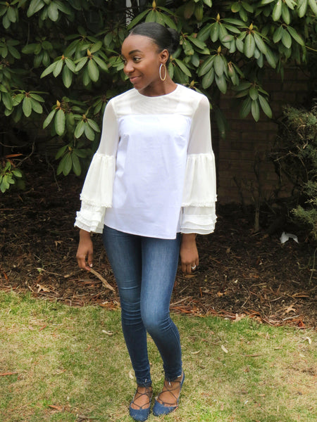 Pearl Ivory Top - Brihanna Nicole