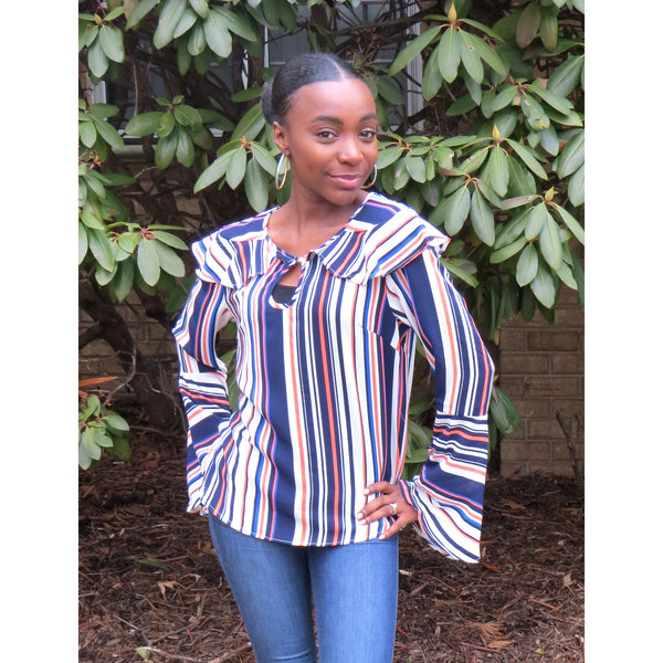 Miranda Stripe Top - Brihanna Nicole