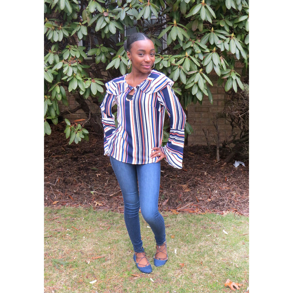 Miranda Stripe Top - Brihanna Nicole