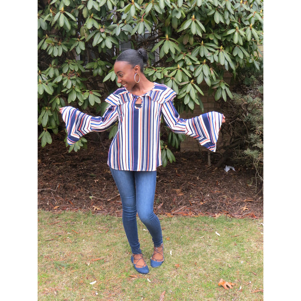 Miranda Stripe Top - Brihanna Nicole