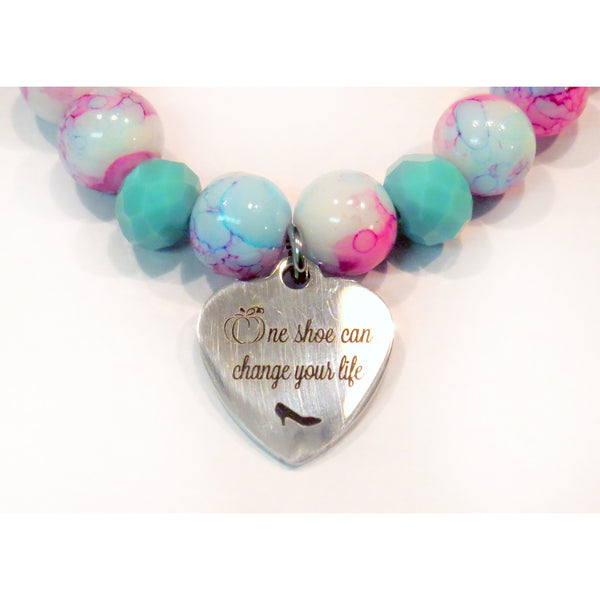 One Shoe Can Change Your Life Beaded Bracelet