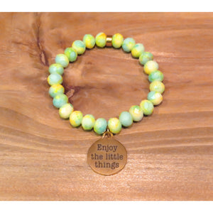 Enjoy The Little Things Charm Bracelet