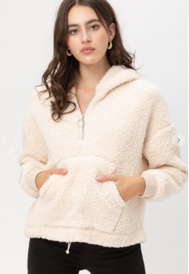 Forever 21 sherpa hot sale hoodie