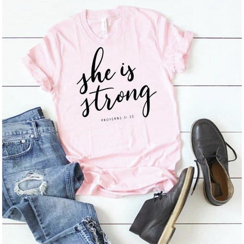 She is Strong | Tee